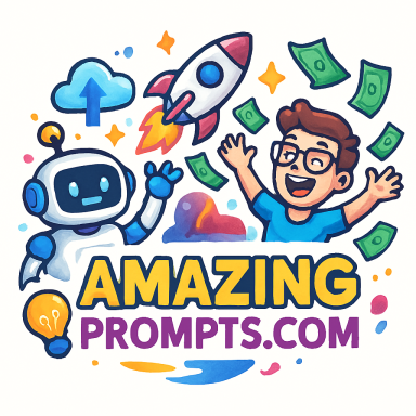 AmazingPrompts.com logo - premium domain for AI projects